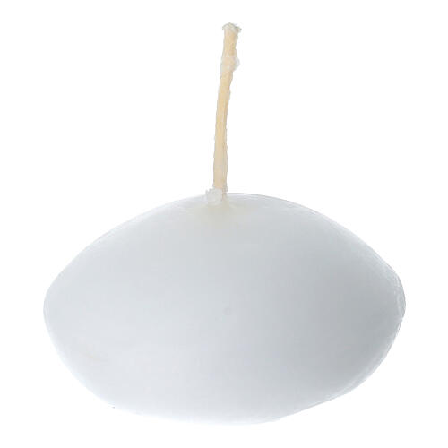 Velas flotantes ovaladas CAJA 20 PIEZAS - 4,5 cm - duración 4 horas 1