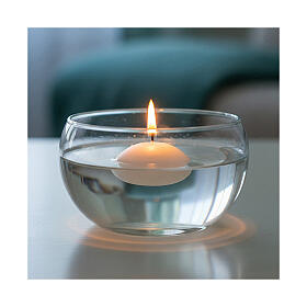 Candele galleggianti ovali CONF. 20 PZ - cm 4,5 - durata 4 ore