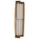 White wax wind torch with drip tray, 16 in s2