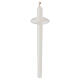 Torche vent cire blanche 40 cm disque anti-goutte s1