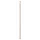 Torche vent cire blanche 40 cm disque anti-goutte s4