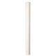 Classic white Paschal candle of 40 in - 4-inch DIAMETER s2