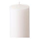 Classic white Paschal candle 100 cm, 10 CM DIAMETER s3
