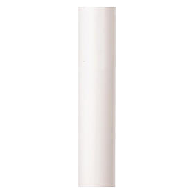 Cero bianco classico pasquale 140 cm - diametro 10 cm