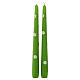 Candele pistacchio coniche SET 2 PZ margherite decorate a mano 25 cm Cereria Di Giorgio s1