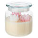 Glass jar with scented candle for weddings, white peony and tuberose, Cereria Di Giorgio s4