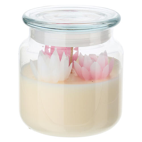 Glass Jar Candle White Peony and Tuberose Scented Wedding Favor by Cereria Di Giorgio 4