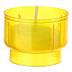 Lumino votivo plastica colorata durata 3 ore colori assortiti s5