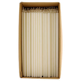 Candele per Candelora bianche a stelo CARTONE 5 KG - lunghe 35 cm