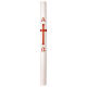 Easter Candle Diam. 9 cm Lamb Cross with Alpha and Omega, 120 cm s3