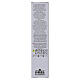 Candele coniche SET 2 PZ bianche decorate a mano con abeti 25 cm - 7 ore Cereria Di Giorgio s3