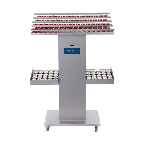 Opferlichttisch für Kirche oder Kathedrale – für 60/80 Kerzen mit Kassette 2