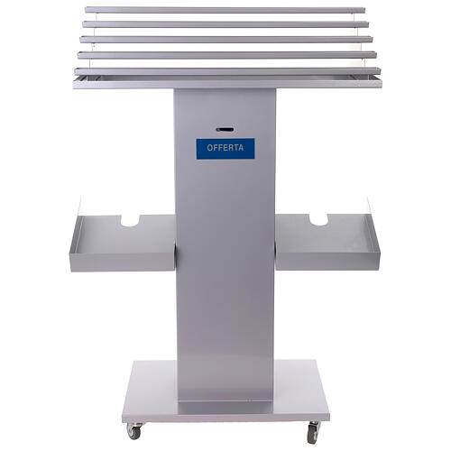 Votive candle stand for church or cathedral with safe for 60/80 candles 1