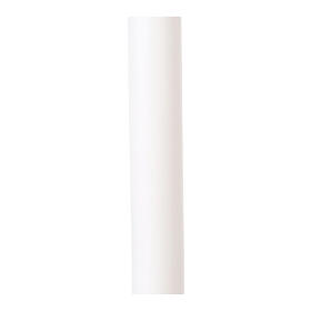 White classic Paschal candle - DIAM. 2.8 IN - 47 IN