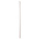 White classic Paschal candle - DIAM. 2.8 IN - 47 IN s2