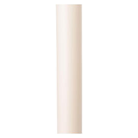 White Paschal candle DIAM. 3.5 IN - height 39 IN