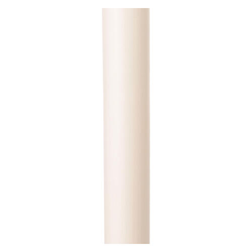 Cero pasquale bianco DIAM. 9 CM - altezza 100 cm 1