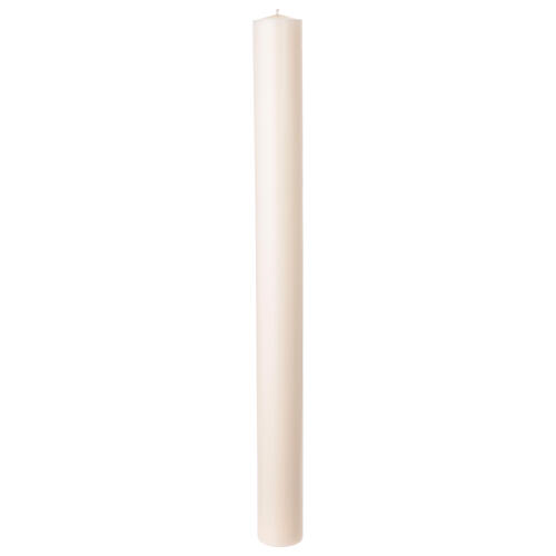 Cero pasquale bianco DIAM. 9 CM - altezza 100 cm 2