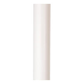 Classic white Paschal candle, DIAM. 3.5 IN - height 47 IN