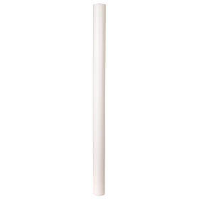 Cero pasquale bianco classico DIAM. 9 CM - altezza 120 cm