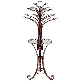 Lichterbaum aus Metall – für 33 Kerzen mit Schloss