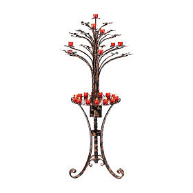 Candeliere ad albero per 33 lumini con serratura