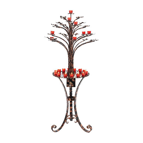 Candeliere ad albero per 33 lumini con serratura 2