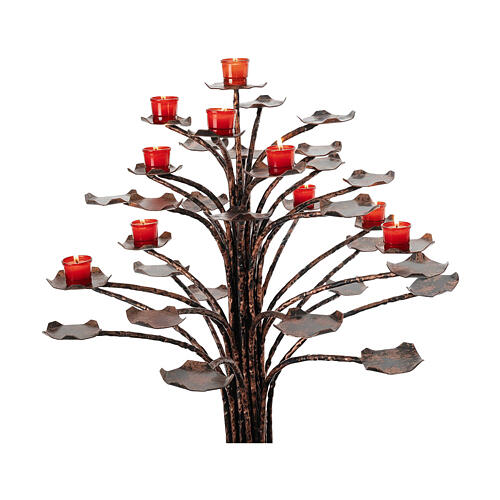 Candeliere ad albero per 33 lumini con serratura 5