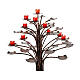 Candeliere ad albero per 33 lumini con serratura s5