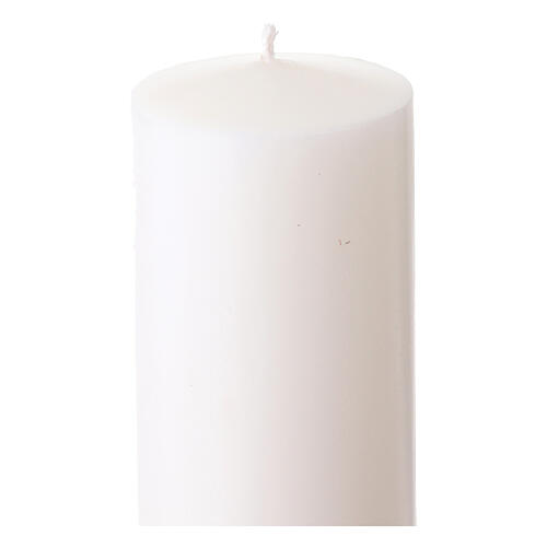 Cero pasquale DIAM. 10 CM croce rossa dettagli oro croce albero vita alpha omega 120 cm 5