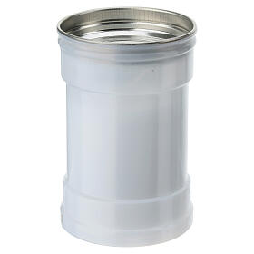 Lumino votivo bianco 30h 10x6 cm