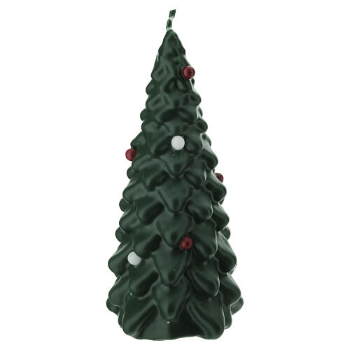 Green Christmas tree candle, 8 in 1