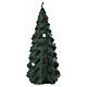Green Christmas tree candle, 8 in s1