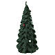 Bougie de Noël sapin vert 20 cm s2