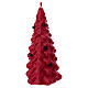 Red christmas tree candle, 8 in s2