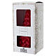 Red Christmas tree candle 20 cm s3