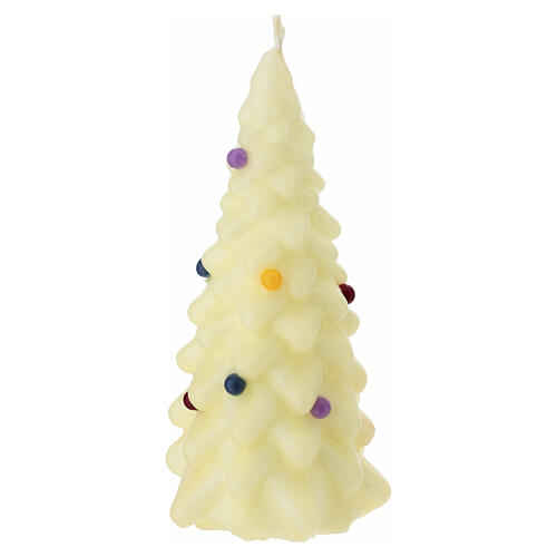 Ivory Tree-Shaped Paraffin Candle, 20 cm 2