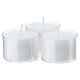 Tealight 50 PEZZI con cup trasparente 4cm 8 ore s2