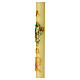Paschal candle with climbing ivy on cross, 120x8 cm s4