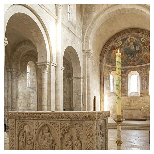 Cero pasquale Alpha e Omega tralcio di edera 120x8 cm 2