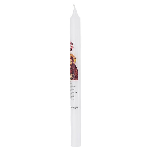 St. Francis of Assisi keepsake candle, 10 in 4