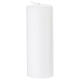 Candela San Francesco ricordo 13x5 cm cera bianca s4