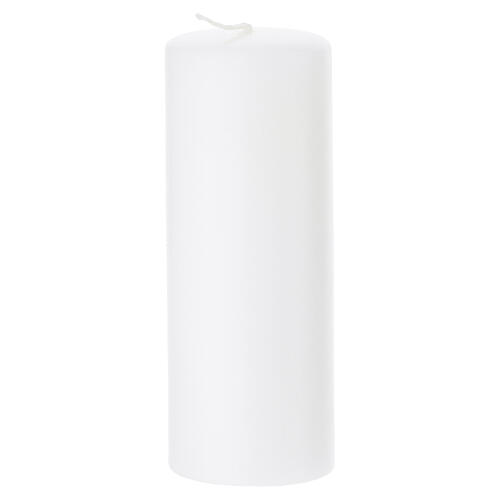 Candelotto San Francesco 15x6 cm bianco con preghiera 4