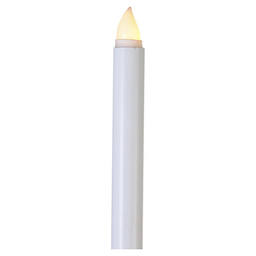 Torcia processionale luce led calda tremolante 2,5 cm  4