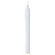 Bougies cannelées doriques 25 cm LOT DE 8 avec plateau s3