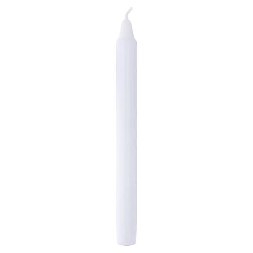 Conjunto de 8 velas caneladas 25 cm com bandeja 3