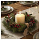 Ivory matte altar candle, 4x4 in s2