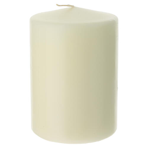 Vela de altar cor de marfim opaca 15x10 cm 3