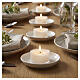 Maxi tealight candles set of 12 with transparent cup, 2.2 in s2
