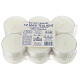 Maxi velas votivas (tealight) 12 piezas - con recipiente transparente 5,5 cm s1